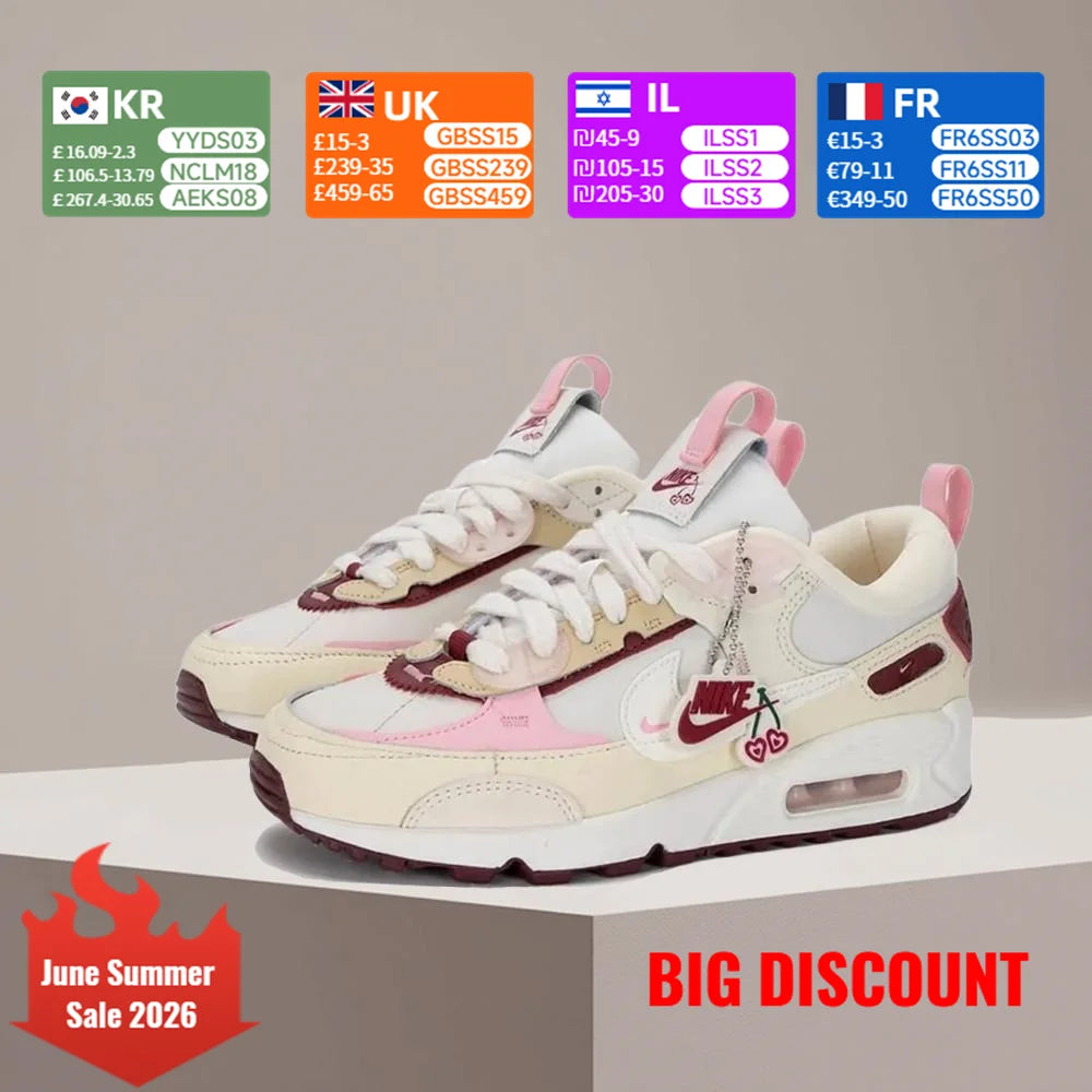 Chaussures de course Nike Air Max 90 Classic pour femme - Antidérapantes, résistantes, légères, confortables pour un usage quotidien FD4615-111