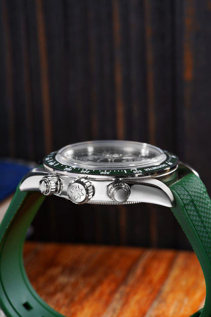 FARASUTE 2026 New Fashion Speed Sports Chronograph Wristwatch For Men 100M Waterproof Japan VK64 Quartz Movement Watch Male