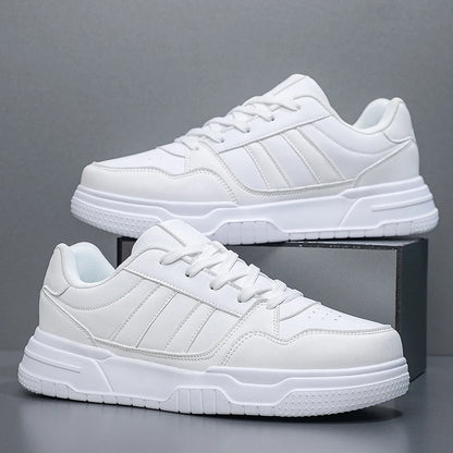 Plus Big Size 50 51 52: zapatillas de cuero para hombre, zapatillas deportivas informales, zapatillas planas de skate para dropshipping