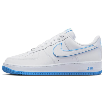 Nike Air Force 1 '07 White Light Smoke Grey Casual Comfortable Cushioning AF1 Low Men Skateboarding Shoes Streetwear FJ4146-100