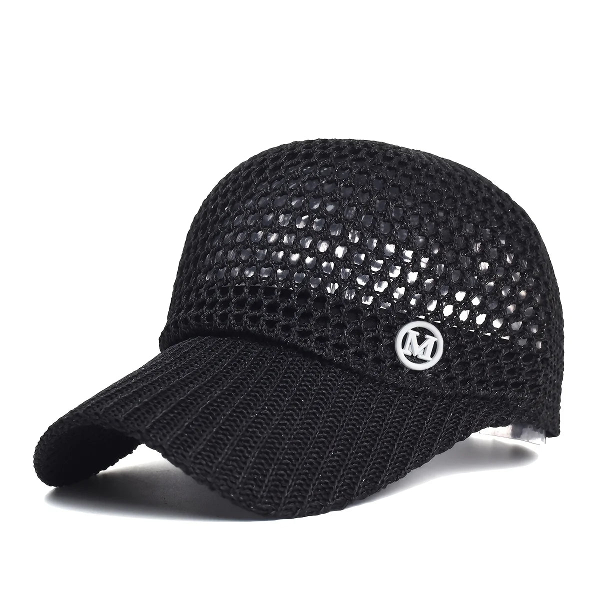 Unisex Hollow-out Design Mesh Baseball Cap Breathable Summer Sun Hat Baseball Cap