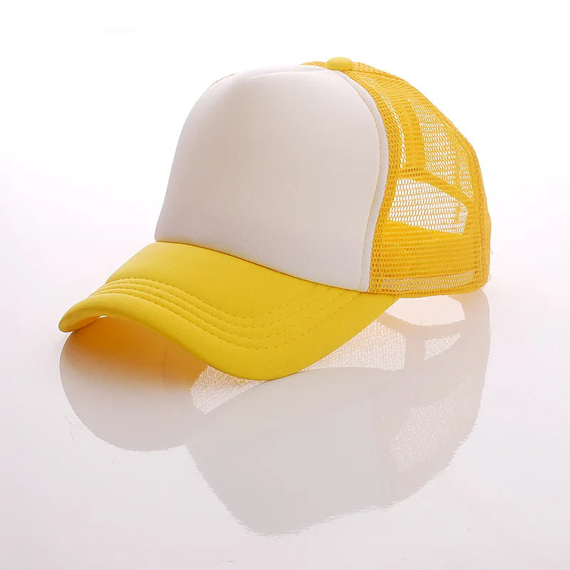 Sublimation Blank Hats Baseball Cap Snapback Hat For Children Adult Adjustable Hats Fashion New Sports Advertising Caps