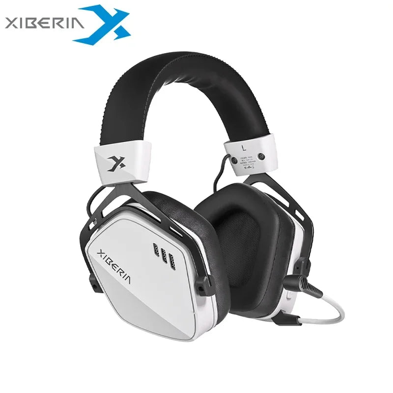 XIBERIA Wireless Gaming Headphones K03S Pro 7.1 Surround Sound Headset with Mic, Low Latency 2.4GHz Gamer Headphones, Long Battery Life Gaming Headset