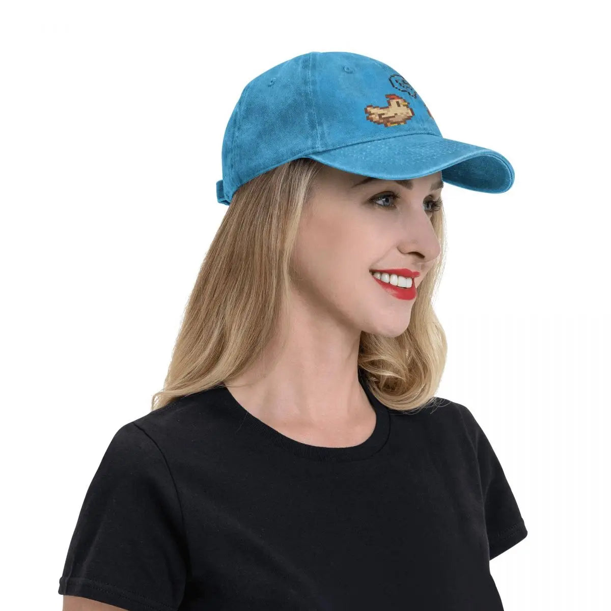 Summer Cap Sun Visor Unhappy Chickens Hip Hop Caps Stardew Valley Game Abigail Sebastian Cowboy Hat Peaked Hats