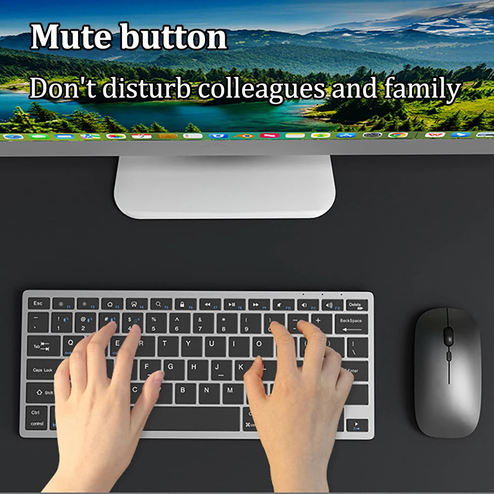 Teclado inalámbrico de doble modo Bluetooth 5.0 y 2,4 GHz, recargable, con 102 teclas; teclado inalámbrico multidispositivo para MacBook, ordenador portátil, tableta y PC