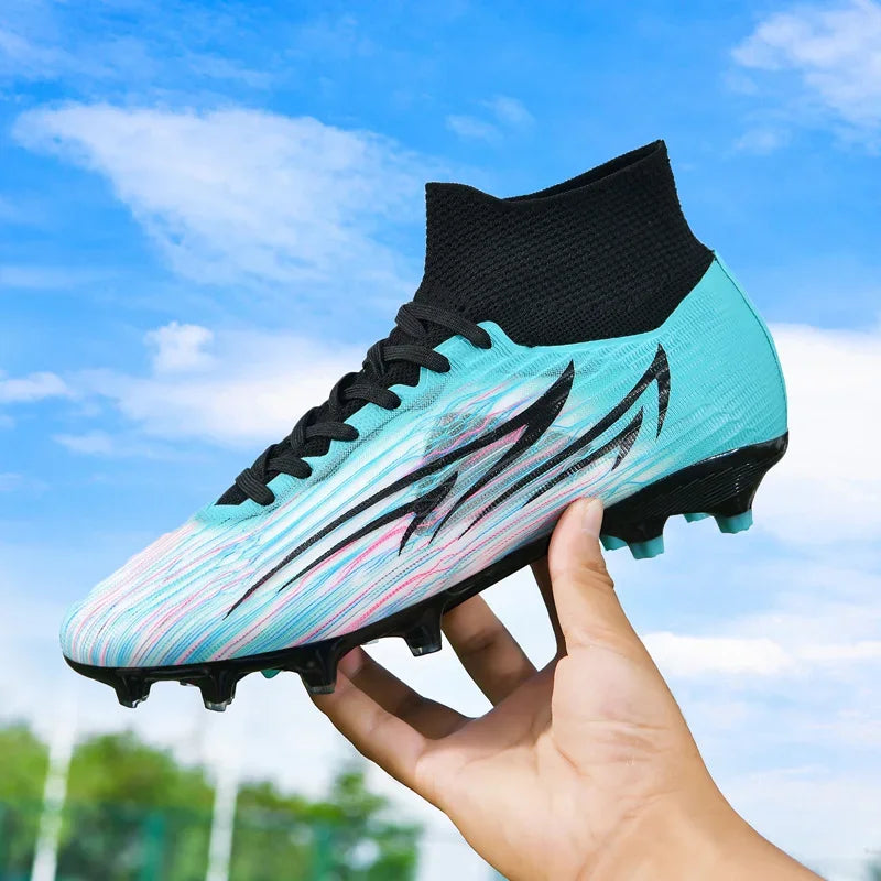 Nouvelles chaussures de football pour hommes, chaussures de football professionnelles ultralégères, chaussures d'entraînement sur gazon, baskets de match, sport de plein air, antidérapantes, unisexes