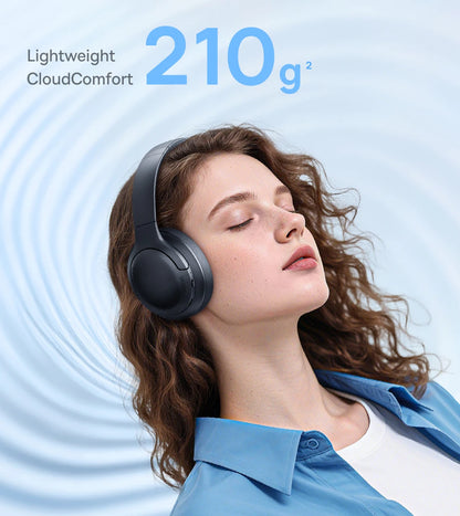Auriculares inalámbricos Bluetooth 5.3 circumaurales Baseus – Diafragma HiFi de 40mm, auriculares plegables con 70H de reproducción y audio espacial