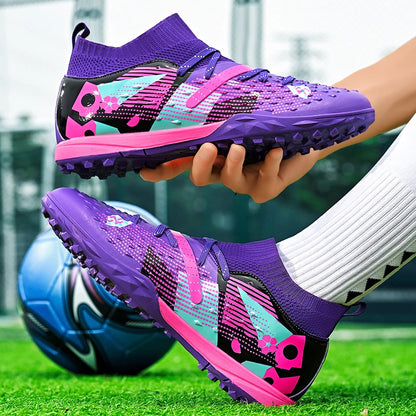 Football Boots Men Professional Soccer Shoes Sneaker Field Long Spikes Outdoor Competition Non Slip Comfortable Training Shoes
