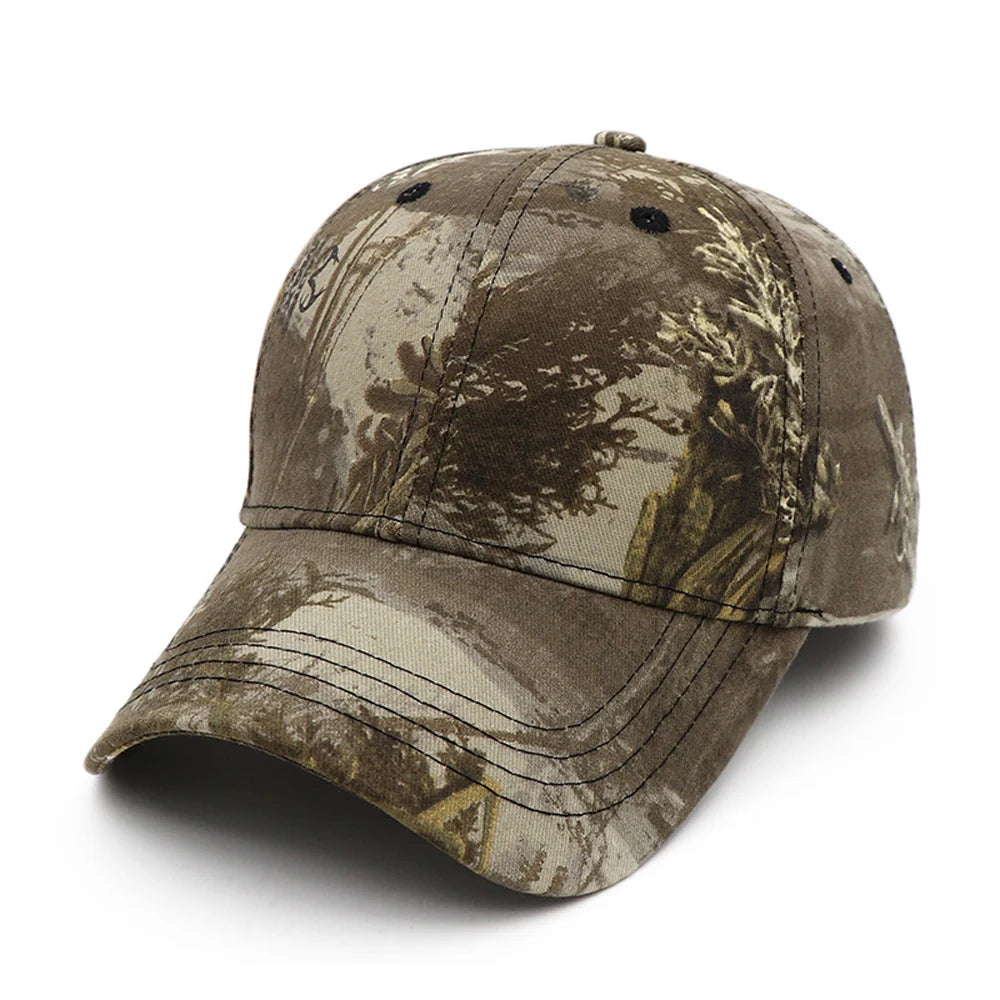 Camouflage til mænd og kvinder, baseballkasket, udendørssport, jungle, jagt, solhat, unisex, bomuld, taktiske kasketter, Gorras MZ0438