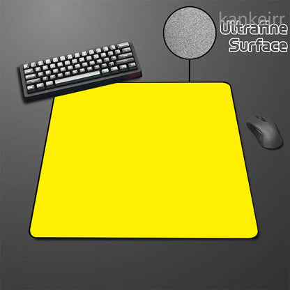 Svart Speed-musmatta i enfärgad design med hög elasticitet, halkfri undersida, premium gamingmusmatta för e-sport med ultrafin yta, deskmat