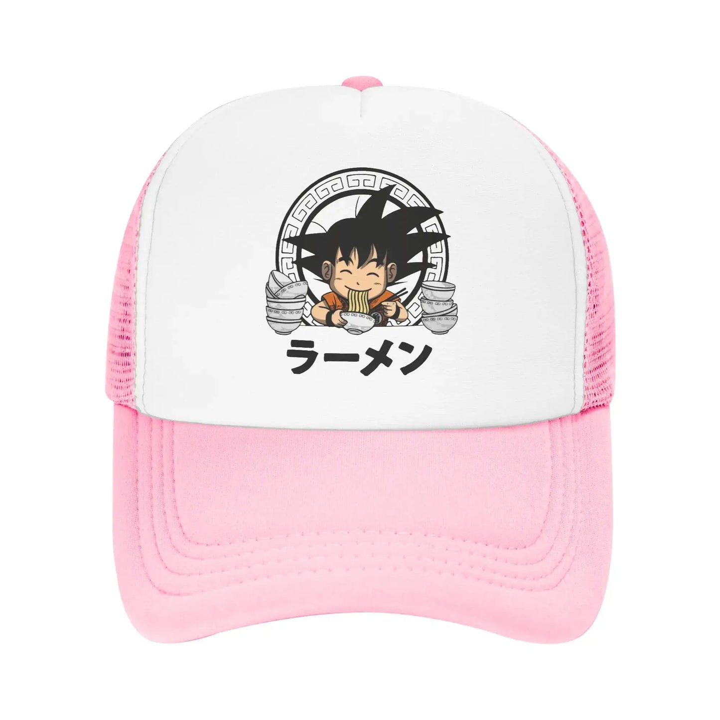 Goku Kid Ramen Dragon Ball Trucker Hat Men Women Vintage Anime Manga Hats Sports Cap Adjustable Polyester Baseball Caps Summer, Produit gaming premium Fraquane