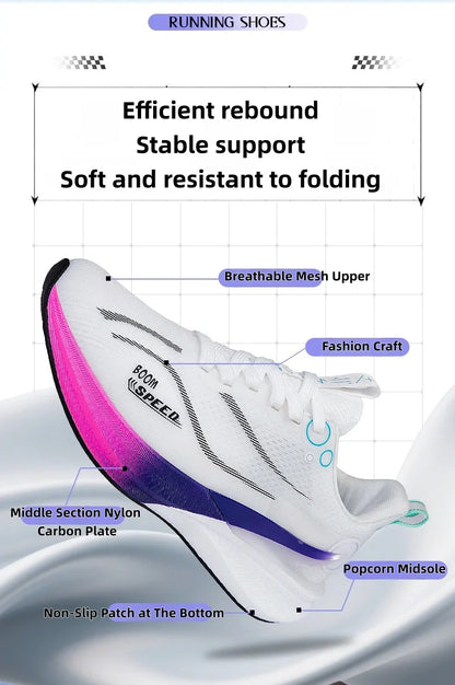2025 professionelle Marathon-Laufschuhe für Herren und Damen mit Carbonplatte, Stoßdämpfung, ultraleichtem Design und stabilem Halt