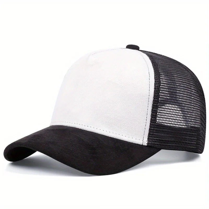 Unisex Mesh Baseball Cap for Men Outdoor Ports Adjustable Trucker Caps Fashion Curved Dad Cap Men Women Casual Breathable Sunhat