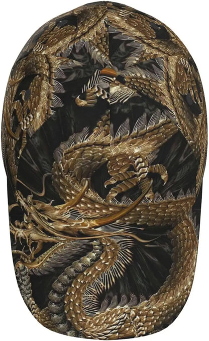 Dragon Snapback-Kappe, Herren-Baseballmützen, Herren-Sonnenhut, verstellbare, coole Trucker-Kappe für Damen und Herren