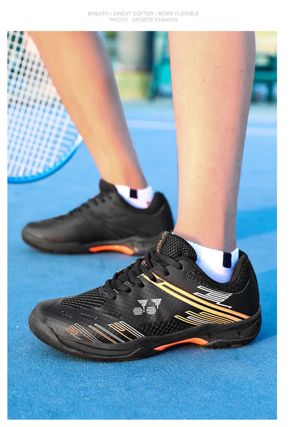 Professional Badminton Shoes Sneakers Mens Breathable Anti-slip Tennis Sport Shoes for Men Women Training Sneakers