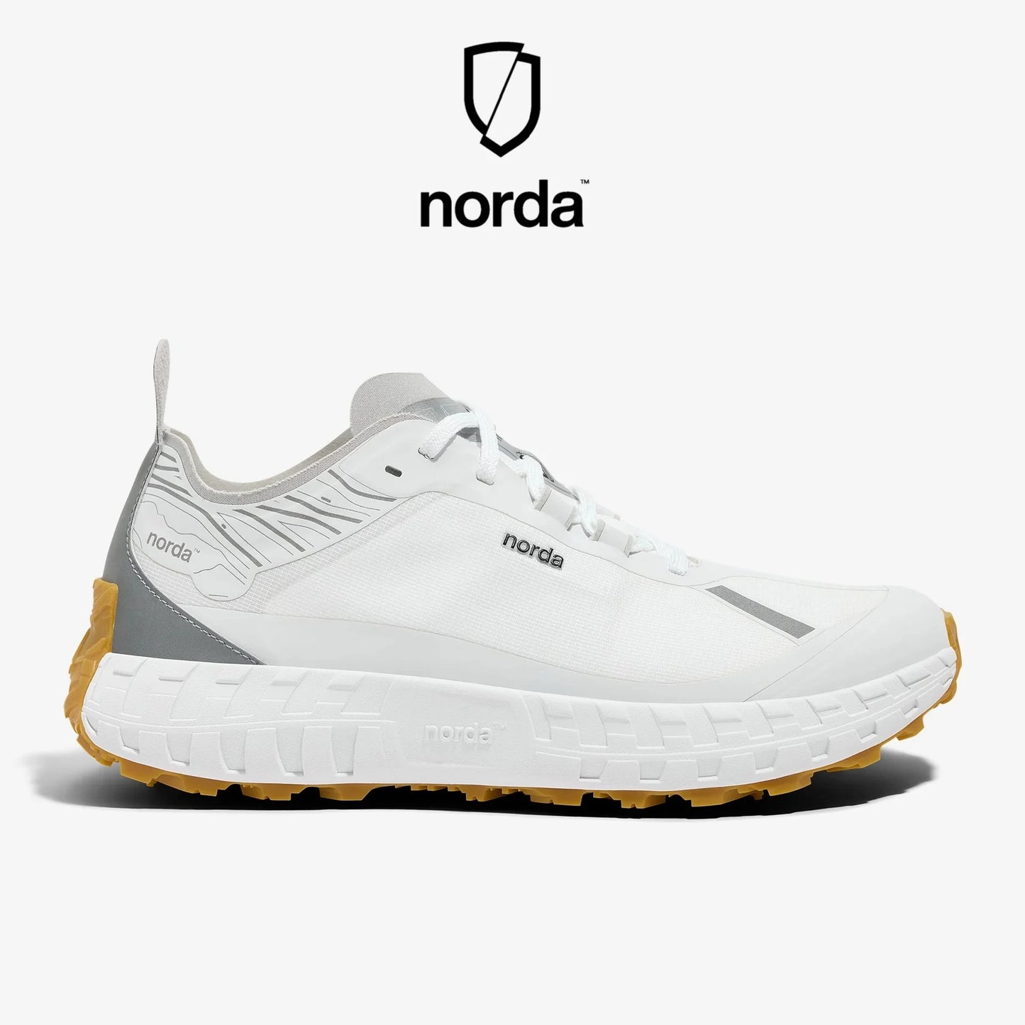 Norda 001 Men's Low cut Off road Running Shoes Breathable Outdoor Hiking Lightweight Wear resistant Sports Shoes