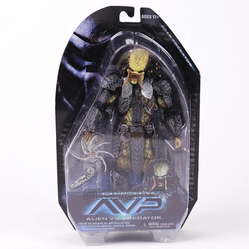 NECA AVP Alien vs. Predator Chopper Celtic Scar Predator 7" Action Figure Joint Movable Model Toy