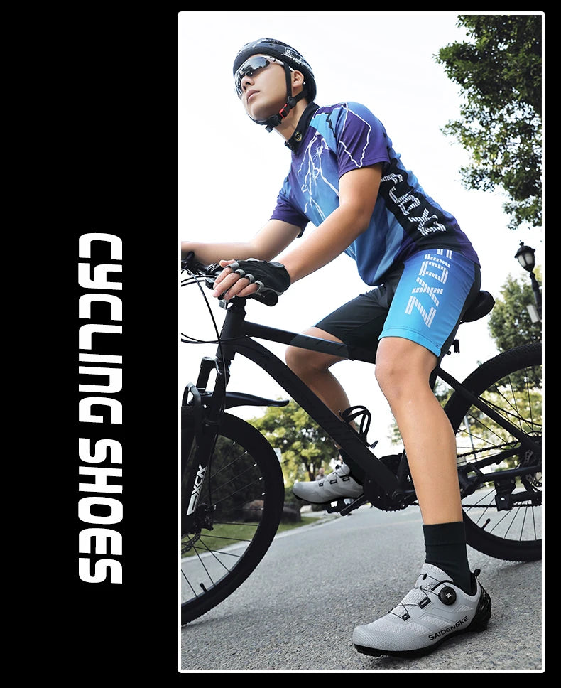 Zapatillas de ciclismo unisex nuevas, profesionales, ligeras, de lujo, originales, de carretera, de goma, para MTB, de competición, de moda, para bicicleta urbana y deportes callejeros