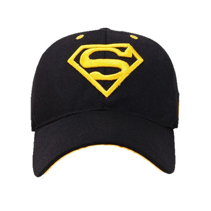 Street superhero embroidered duckbill cap with adjustable sun visor accessories, fashionable hip-hop fashion baseball cap