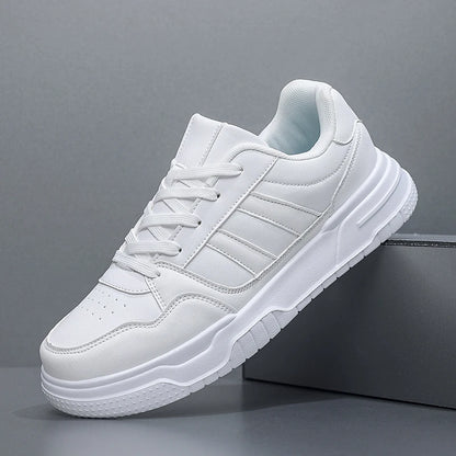 Plus Big Size 50 51 52: zapatillas de cuero para hombre, zapatillas deportivas informales, zapatillas planas de skate para dropshipping