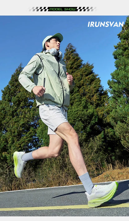 IRUNSVAN Nuove scarpe da maratona con soletta in carbonio: leggere, ammortizzanti e adatte come scarpe sportive da uomo