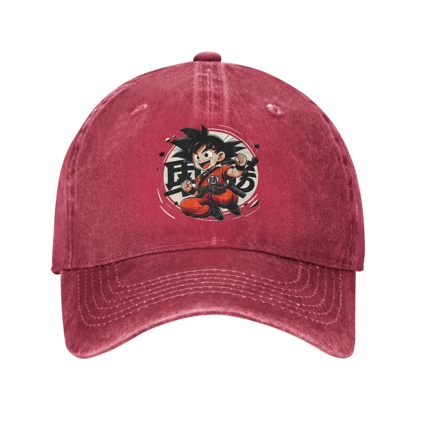 Produit gaming premium Fraquane, Goku Anime Dragon Ball Men Women Baseball Caps Distressed Denim Hats Cap Vintage Outdoor Running Adjustable Fit Headwear