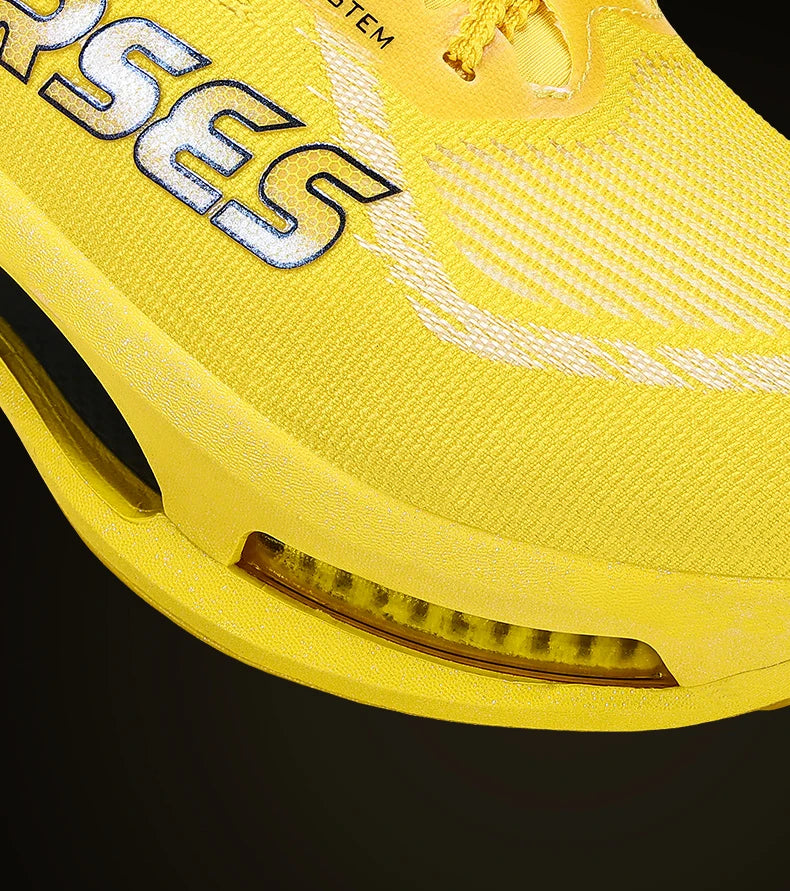 CIERSES New Carbon Fiber Marathon Racing Training Shoes Breathable And Shock-Absorbing Air Cushion Men's Casual Sports Shoes