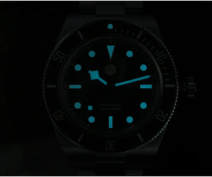 San Martin 40mm NH35 Automatic Men Diving Watch 20ATM Waterproof BB58 Sapphire Wristwatch BGW-9 C3 Luminous Reloj SN0008C/D