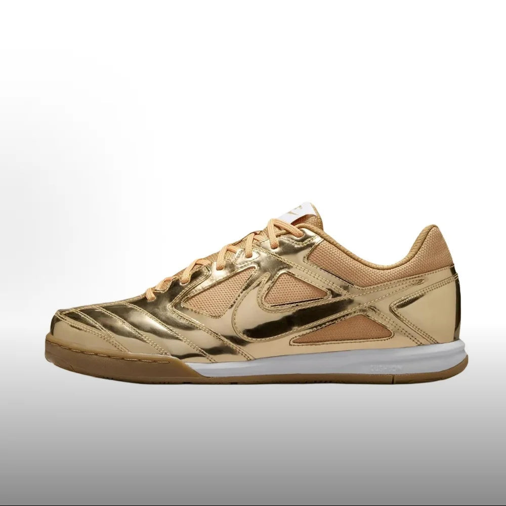 Nike Gato Series LV8 Soft, Slip-Resistant, Durable, Versatile Soccer Shoes Gold Unisex  IB3566700