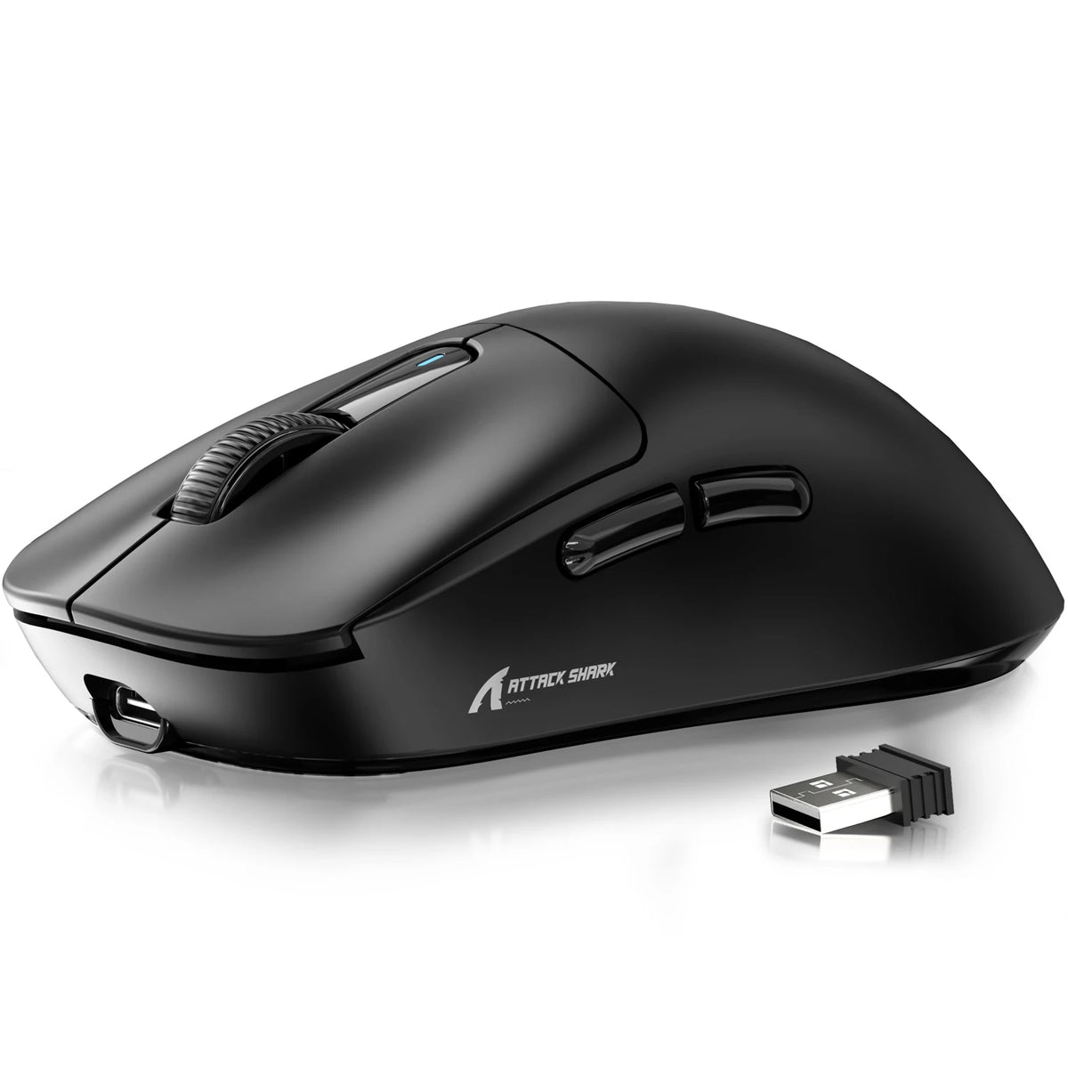 ATTACK SHARK X3 Wireless Gaming Mouse, PixArt PAW3395 Sensor, 26K DPI, 49g Ultralight, Tri-mode 2.4G/Bluetooth/Wired, for PC/MAC