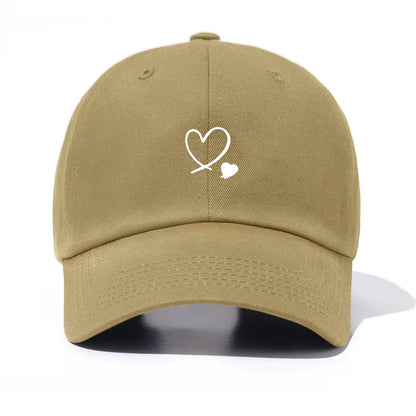 1 Piece Hearts Print Baseball Cap For Men & Women, Classic Casual Stylish, Perfect Gift For Families And Friends