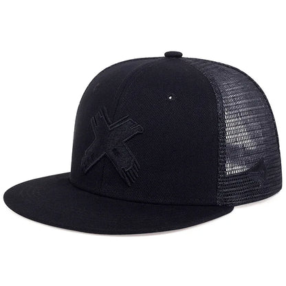 New Adult Snapback Caps Male Hip Hop Baseball Cap 3D Embroidery Flat Peak Caps Men Women Fitted Band Rock Hiphop Hat Female Bone