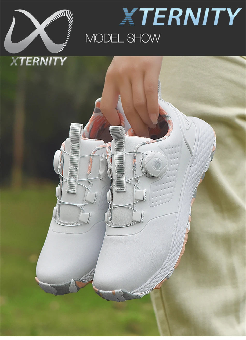 Hot Sale Waterproof Golf Shoes Unisex Outdoor Non-Slip Golf Sneakers Men Luxury Comfortable Golfer Footwear Women Walking Shoes