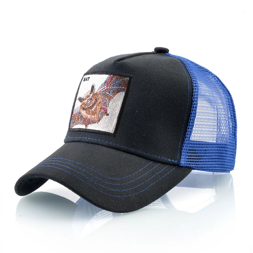 Streetwear Trucker Caps With Scorpion Patch Men's Snapback Hip Hop Baseball Cap For Women Four Seasons Fashion Casquette Hats