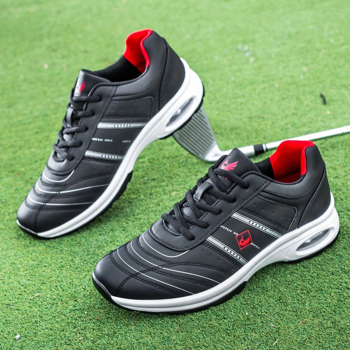 OIMKOI Men Golf Shoes Casual Breathable Waterproof Non-slip Golf Outdoor Training Shoes
