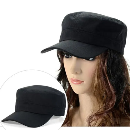 Gorra de béisbol táctica militar Spring Solid, unisex, para deportes al aire libre, con cierre snapback, para hombre y mujer, estilo marinero