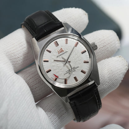 Shanghai 36MM Hand-Wind Mechanical Watch 7120 Waterproof china Watch for Men wholesale