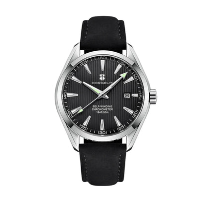 Luxury NH35 Corgeut Watch Men's 41mm Sport Clock Automatic Mechanical Wristwatch Sapphire Steel Band