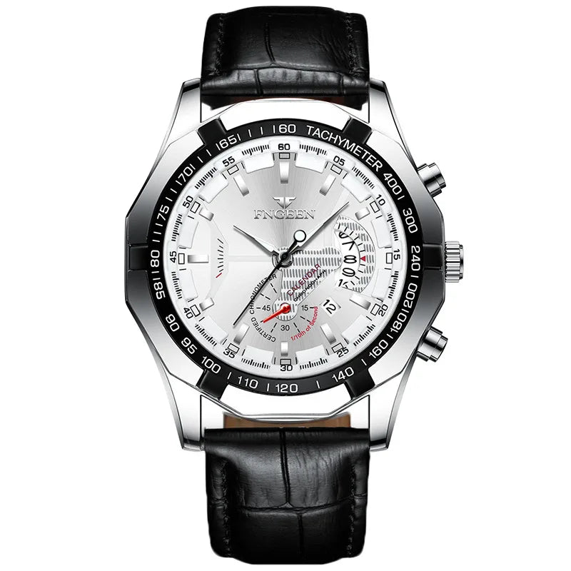 BINBOND Orginal Quartz Wristwatches For Men Luxury Luminous Waterproof Auto Date Men's Watch Stainless Steel Reloj Free Ship