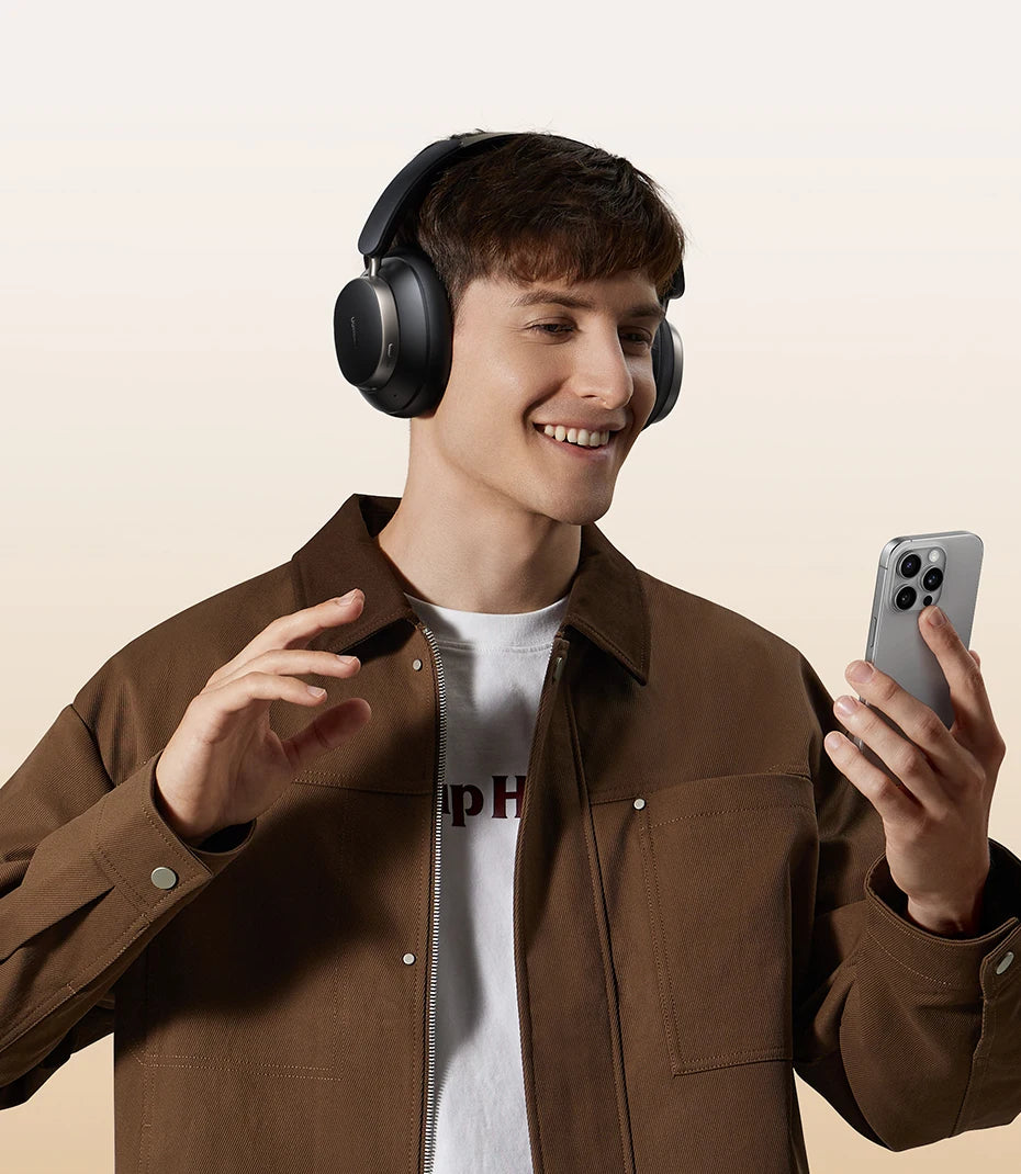 UGREEN Studio Pro 48dB ANC Wireless Headphones – Bluetooth 6.0 Hi-Res LDAC Over-Ear Headphones with 120H Playtime