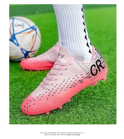 Lage voetbalschoenen met lange TF-noppen, slijtvast en flexibel, geschikt voor buitensporten op het veld