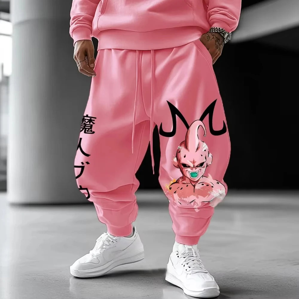 Dragon Ball Men's Pants Sportswear Broly Spring Autumn and Winter Japan Anime Jogger Pants Y2k Harajuku Fashion Cotton Trousers