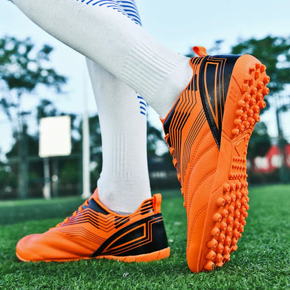 Chaussures de Football pour hommes, bottes de Football professionnelles, Futsal, vente en gros, confortables, TF, chaussures d'extérieur antidérapantes de haute qualité