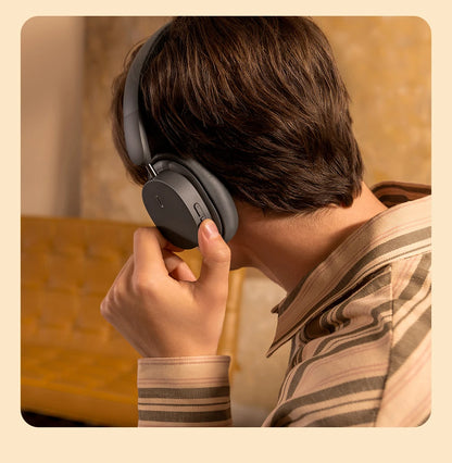 Auriculares inalámbricos Bluetooth 5.3 circumaurales Baseus – Diafragma HiFi de 40mm, auriculares plegables con 70H de reproducción y audio espacial