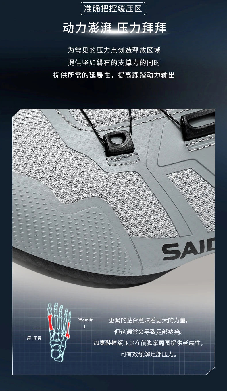 Zapatillas de ciclismo unisex nuevas, profesionales, ligeras, de lujo, originales, de carretera, de goma, para MTB, de competición, de moda, para bicicleta urbana y deportes callejeros