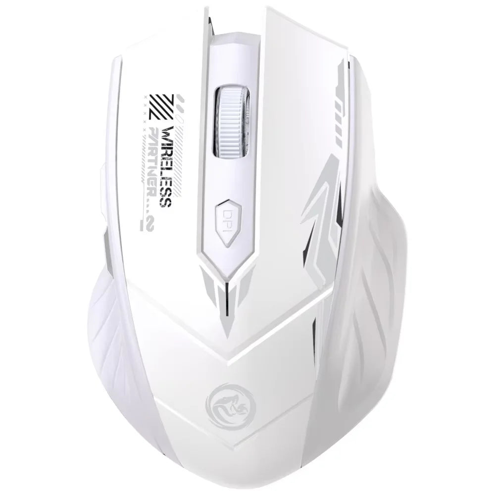 Rechargeable Wireless Mouse Bluetooth 5.4 & 2.4GHz Gaming Mouse, Ergonomic Wireless Mouse 1600 DPI for PC, Laptop & Office