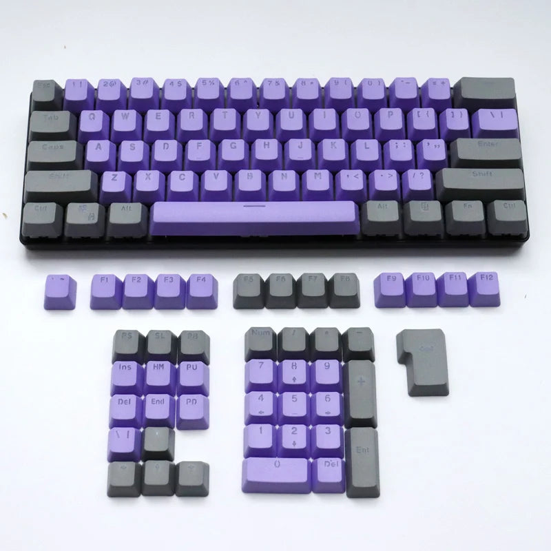 106 Keys Grey Red Keycaps PBT Specials Keycap Backlit Two-Color Key Caps For MX Switch 61/87104 Mechanical Keyboard