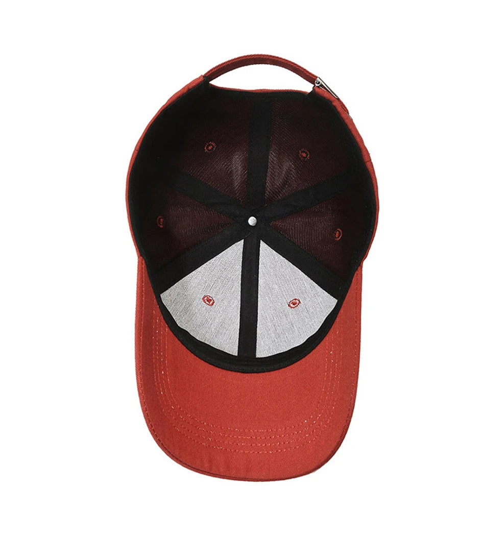 FS Stilfuld orange baseballkasket til mænd og kvinder – mærkevare-designerkasketter med små bogstaver, hiphop-kasketter, street-trucker-kasketter, casquette for mænd