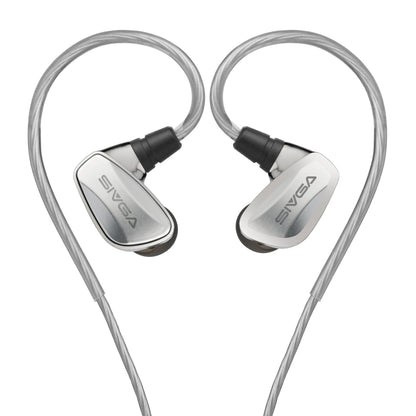 SIVGA SM100 10mm Dual-Chamber Dynamic Driver In-Ear Wired Earphones 0.78 mm 2-Pin Detachable Cable with Mic for Music/Gaming