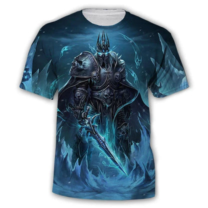 2024 New Game T-shirt World Of Warcraft 3D Printed Men Women Fashion Casual Streetwear T Shirt Harajuku Oversized Tees Tops